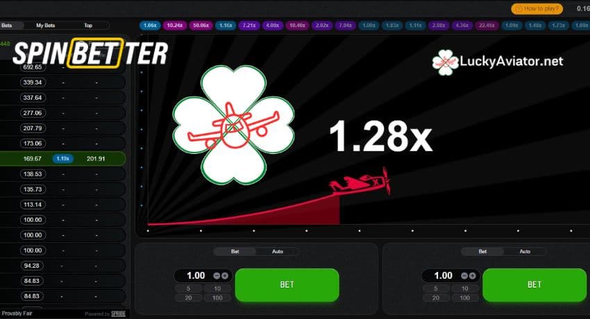 Aviator crash gambling game showing increasing multiplier leading up to crash point pictured.