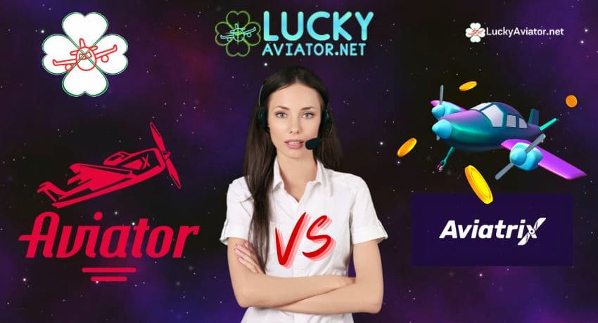 The difference between the NFT Aviatrix game and the Aviator crash game at luckyaviator.net is shown in this picture.