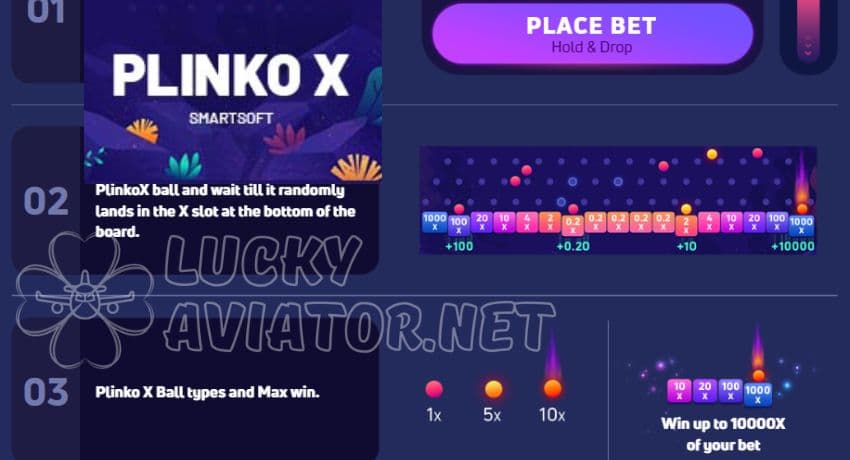 का एक स्क्रीनशॉट Plinko X क्रैश गेम से Smartsoft Gaming, रंगीन ग्राफिक्स और गेंदों को छोड़ने और गुणा करने के साथ एक गतिशील गेमप्ले की विशेषता।