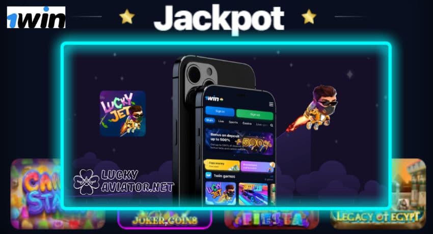 Attēls, kurā redzams spēlētāja lielais laimests Lucky Jet 1Win avārijas azartspēļu spēle, kurā tiek parādīta laimētā summa.