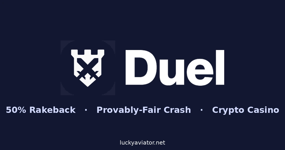 Duel Casino Review 2026: Rakeback, Provably-Fair Crash & Crypto-Only